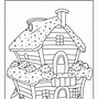 Image result for Free Printable Gingerbread House Coloring