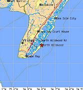 Image result for Map of North Wildwood NJ