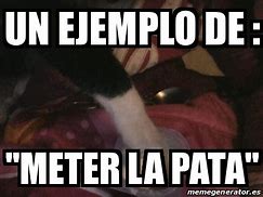 Image result for La Pata Note Meme