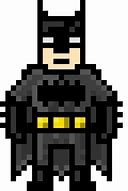 Image result for Pixel Art Bat Man