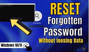 Image result for Forgot Password Reset On Windows 10