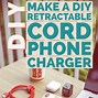 Image result for Retractable Phone Charger Holder