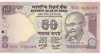 Image result for Fifty Rupees Note