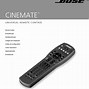 Image result for Bose Universal Remote Codes