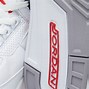 Image result for Jordan 3s Red and White