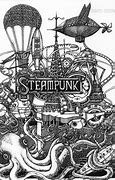 Image result for Steampunk Black and White