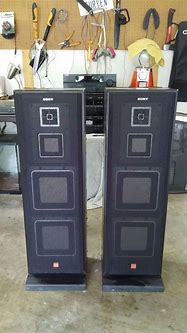 Image result for Old Sony Floor Speakers