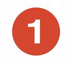 Image result for 1 in Red Circle Icon.png