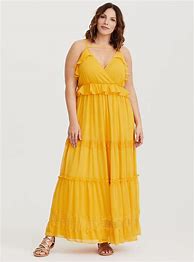 Image result for Yellow Plus Size Maxi Dresses