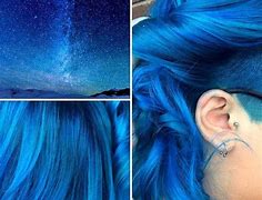 Image result for Blue Galaxy Hair Dye