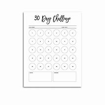 Image result for 30-Day Challenge Template