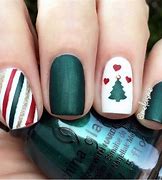 Image result for Green Christmas Nail Art Designs