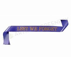 Image result for Lest We Forget Ribbion