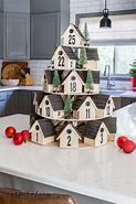 Image result for Wooden House Advent Calendar