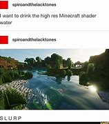 Image result for Minecraft Shaders Memes