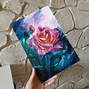Image result for Pink Rose Painting