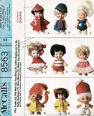 Image result for Troll Doll Clothes Patterns Free