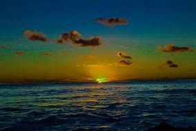 Image result for Flash of Green Over Ocean