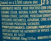 Image result for Diet Pepsi Ingredients