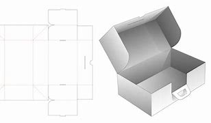Image result for Cardboard Box with Lid Template