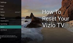 Image result for Reset Vizio TV to Defaults