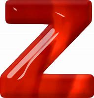 Image result for Red Alphabet Letter Z