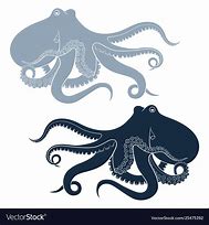 Image result for Octopus Silhouette Art