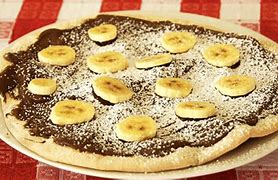 Image result for Nutella Banana Pizza