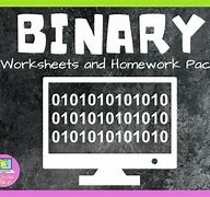 Image result for Binary Numbers Worksheet