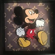 Image result for Mickey Mouse Louis Vuitton Bandana Drawing