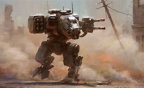 Image result for Sci-Fi Battle Robot