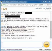 Image result for Funny Amazon Chats
