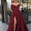 Image result for Jjshouse Long Prom Dresses Burgundy Long Sleeves V-Neck Ball-Gown Princess 2022