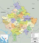 Image result for Districts of Kosovo