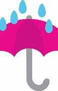 Image result for Umbrella with Rain Emoji SVG