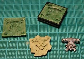 Image result for Green Stuff Press Molds 40K Space Wolves