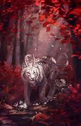 Image result for Red Forest with Creatures