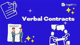 Image result for Verbal Contract