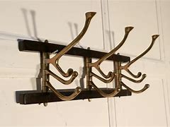 Image result for Large Coat Rack Hooks Brass