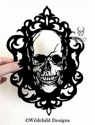 Image result for Gothic Skull Carving