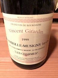 Image result for Vincent Girardin Chambolle Musigny Charmes