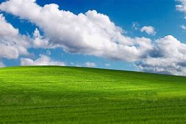 Image result for Bliss Hill On Windows XP Screen