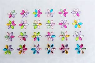 Image result for Self Adhesive Flower Gems