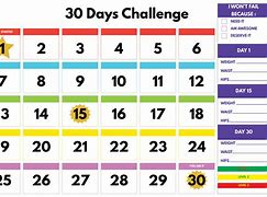 Image result for Blank 30-Day Calendar PDF