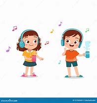Image result for Kid Listening to Music Clip Art