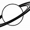 Image result for Saturn Icon Black and White