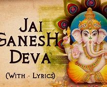 Image result for Ganesh Aarti Lyrics