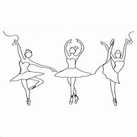 Image result for Ballerina Line Art