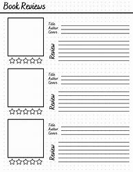 Image result for Book Reading Journal Template