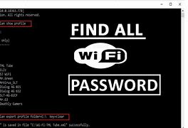 Image result for How to Check Wi-Fi Password in Cmd